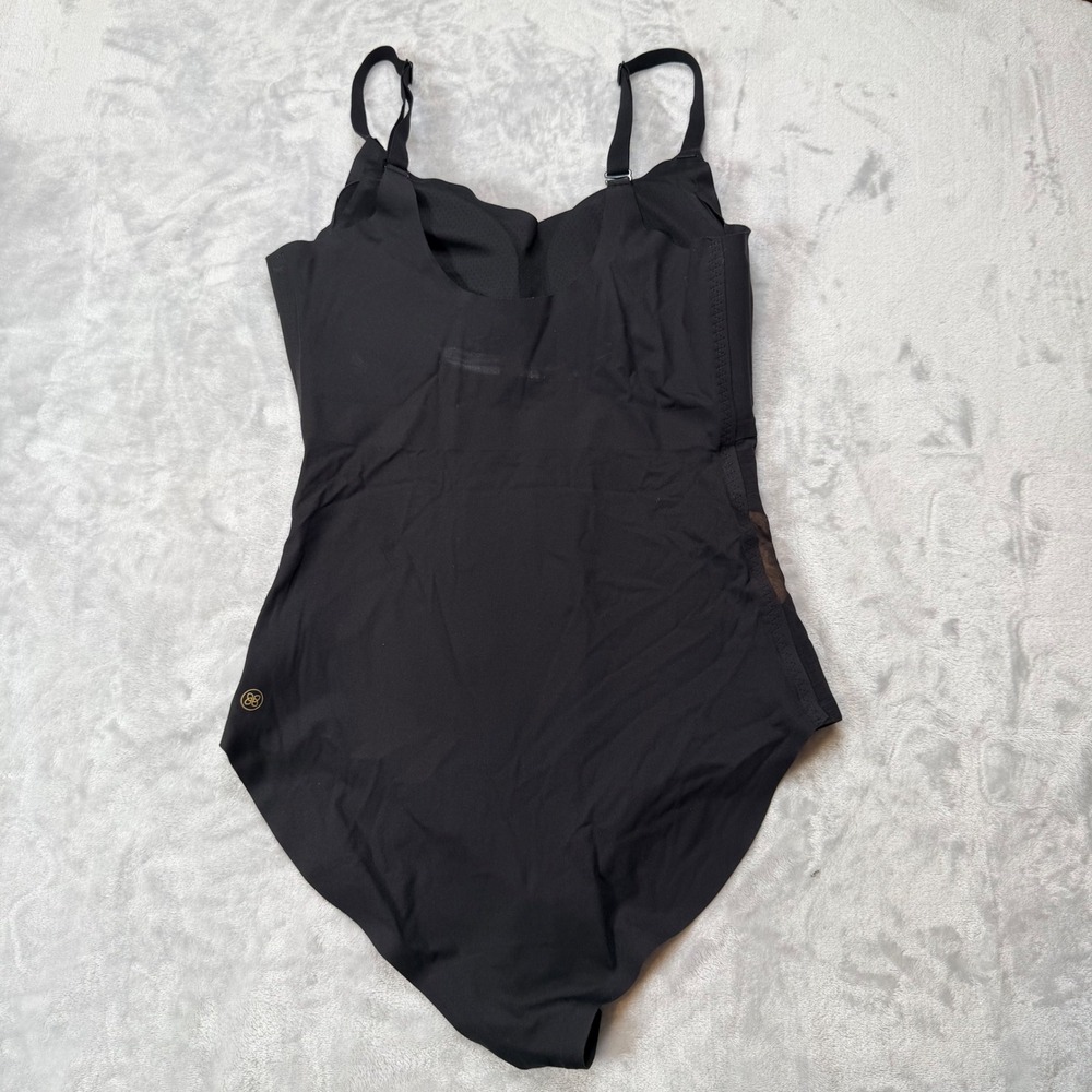 Honeylove LiftWear Bodysuit Black Mesh Shapewear LWBS0101 Size Medium - Picture 2 of 14